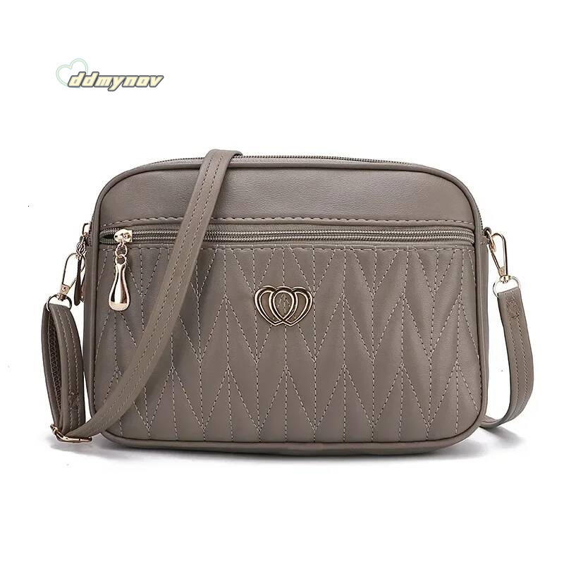 2023 New Crossbody Small Messenger Bag Simple and Advanced Fashion Ladies Shoulder Handbag Women's Lingge High Capacity Purse ddmynov