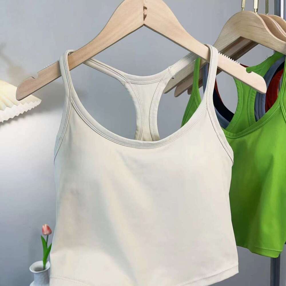 Yoga vest women's new shock-absorbing gathering shaping fixed cup, running, wearing training, fitness, beautiful back sports bra