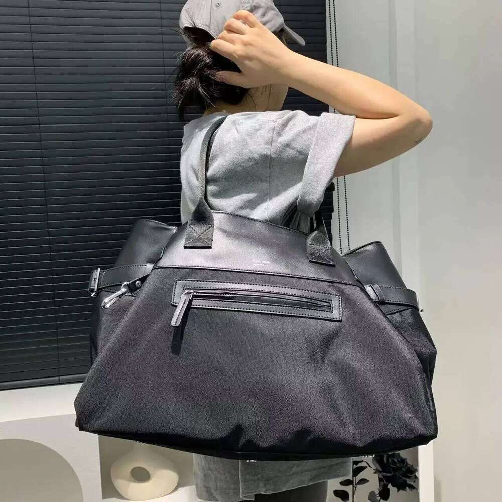 Women's Bags Designer Nylon Splicing PU Large Capacity Commuting Bag, Fashionable Briefcase Handbag, Travel Bag