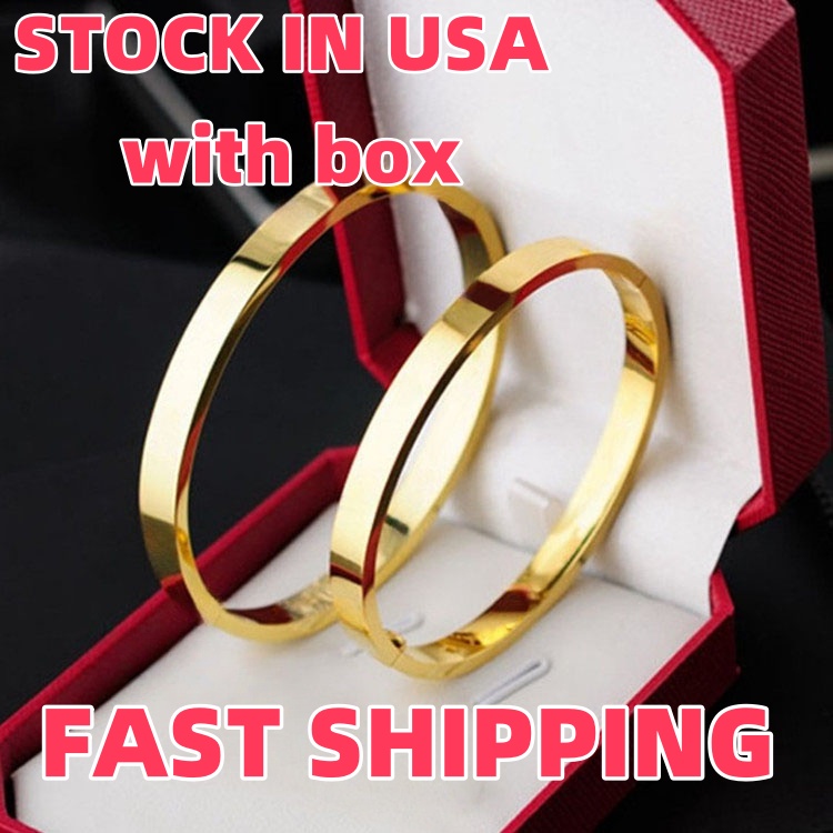 designer bracelet womens bracelet bangle classic bracelets designer jewelry gold bracelet designer luxury jewelry Diamond bangle 18K Gold Silver with box