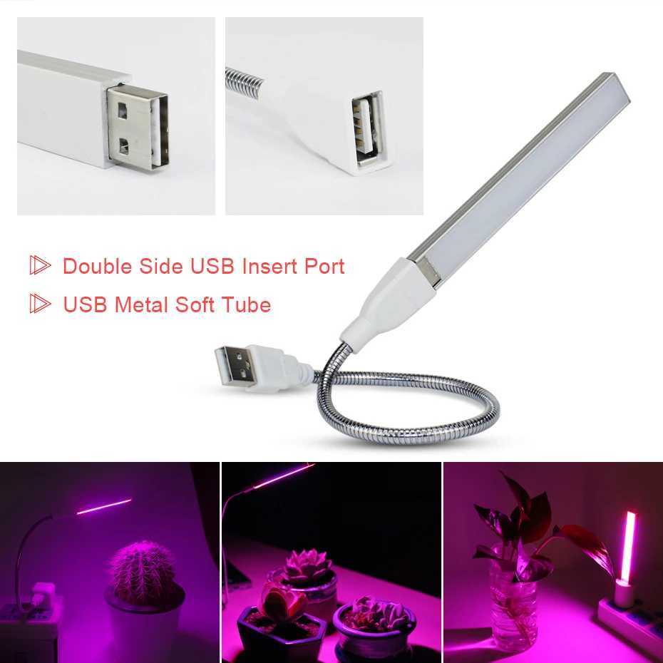 Led Grow Light USB DC 5V Fitolampy For Plants Red Blue Led Plant Grow Light Lamps Full Spectrum Led Grow Lights Bulb PhytolampXJ250526