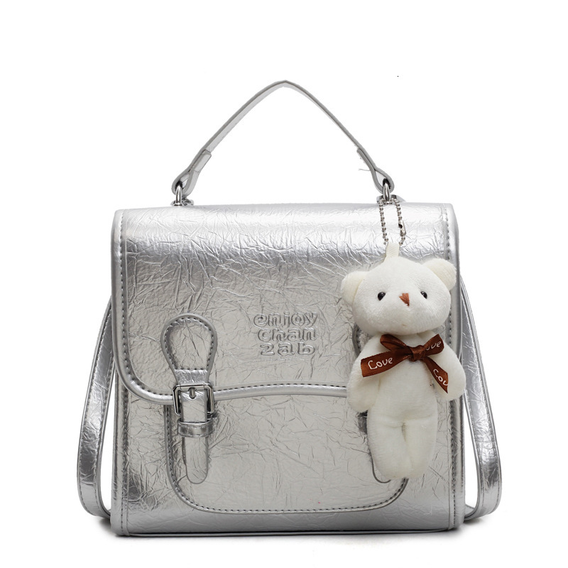 Free Shipping Women's Fashionable Letter Hot Plastic Handbag Designer Bag College Style Casual Commuting Backpack Outdoor Travel Shoulder Bag Stu