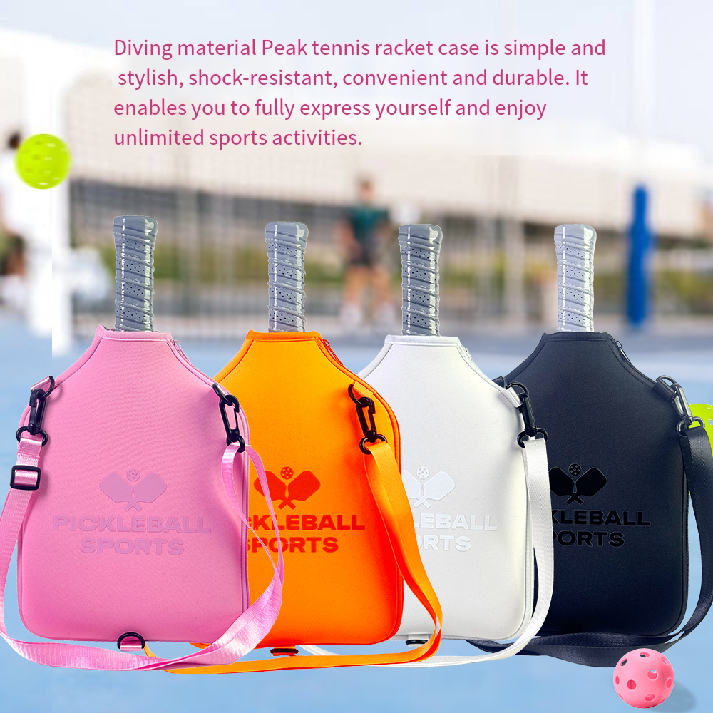 Multi-Sport Portable Racket Bag with Divider for Tennis, Badminton & Pickleball