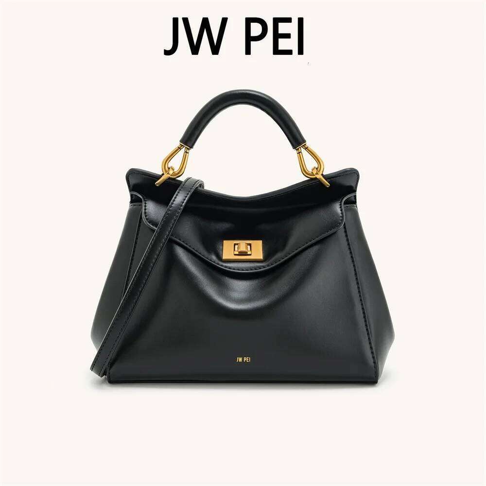 JW PEI Handbag Female 2024 New Lucia Lock Buckle Shoulder Crossbody Senior Sense Of Light Waist Bag