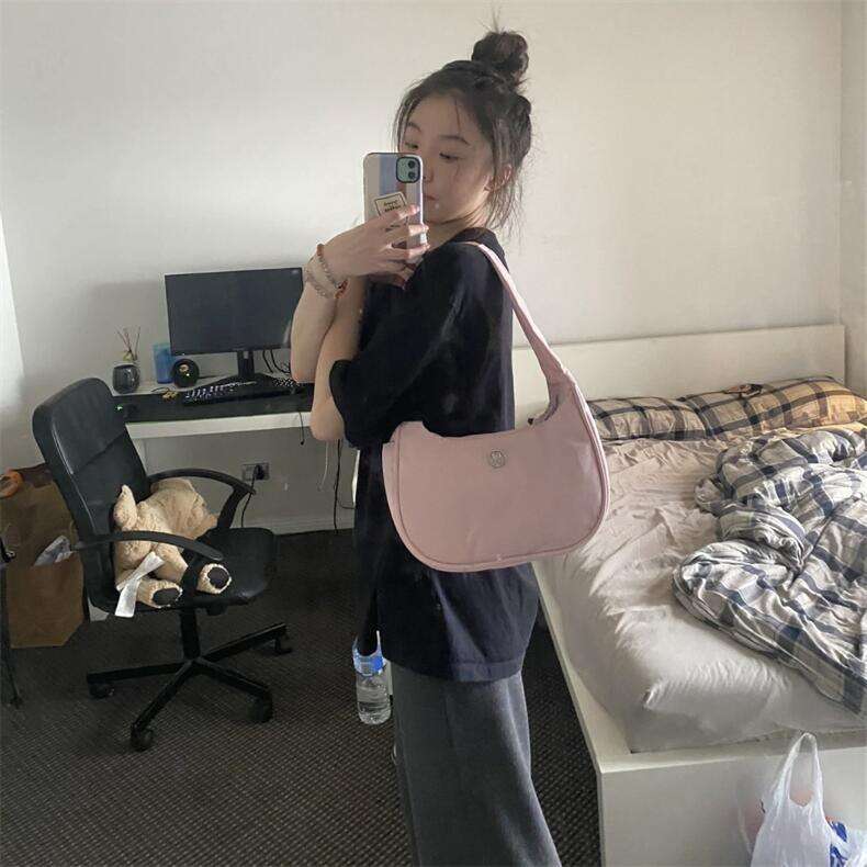 Trendy Mini 4L Single Shoulder Underarm Dumpling Croissant Bag