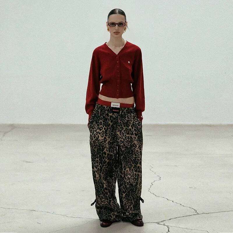 2025 Badblood Sweatshirt American Spice Girls Knitted Cardigan Women V-Neck Embroidered Niche Sweater Top Tide