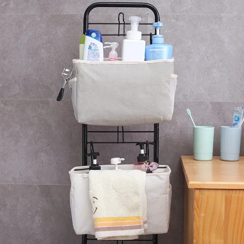 Bedside Storage Bags Crib Bed Side Pouch Hanging Caddy Toys Organizer Nappy Holder Pockets Accessories 250517z