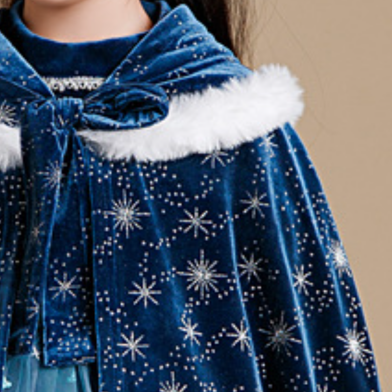 DISNEY toddler designer clothes girl infant designer clothes designer Elsa princess Girls' performance cape cloak with no label design comfortabl