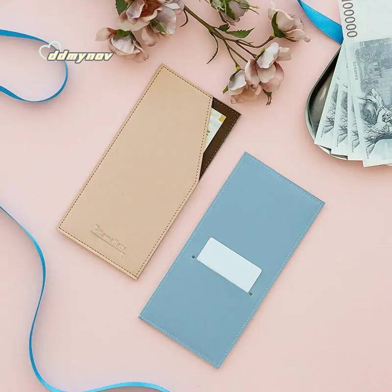 Envelope Wallet PU Leather Outdoor Portable Money Pouch Women Men Pocket Coin Purse Clutch Bag Card Holder ddmynov