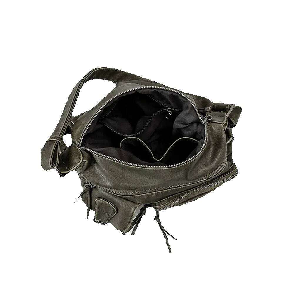 Designer Luxury Designer Luxury Annmouler Designer Women Shouler Large Capacity Crossbody Casual Soft Pu Leather Messenger Bag Multi-Pocket Purses