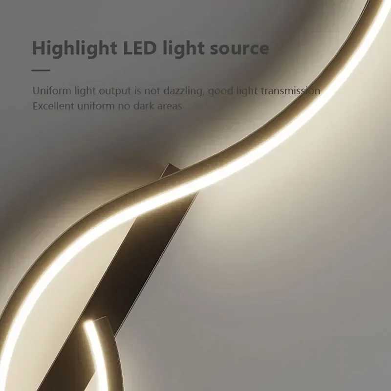 Modern LED Wall Lamp Minimalist Bedroom Bedside LED Sconce Long Strip Lustre Living Room Sofa Home Interior Lighting FixturesXJ250526