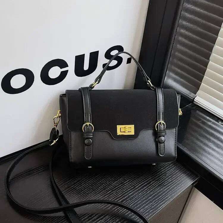 Chic Designer Crossbody Bag For Women Smooth Leather Shoulder Handbag Adjustable Strap Ladies Casual Everyday Purse