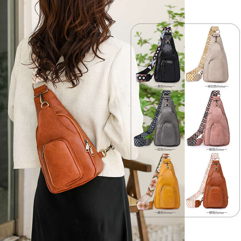 Hot selling Hot new soft leather chest fashionable women's crossbody bag, high-end backpack bag, Classic bags