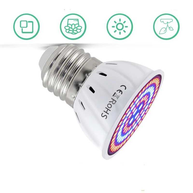 LED Full Spectrum Phytolamp For Plants Grow Bulb E27 E14 GU10 Grow Light Phyto Light Plant Growth Lamp Hydroponic Growth LightXJ250526