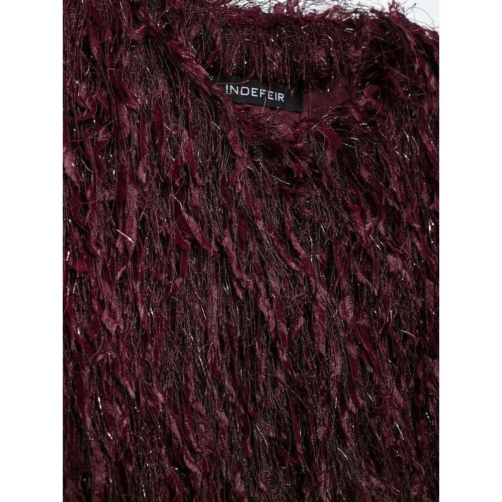 2024 new women's clothing European and American style fashionable simple versatile long-sleeved multi-color fur coat