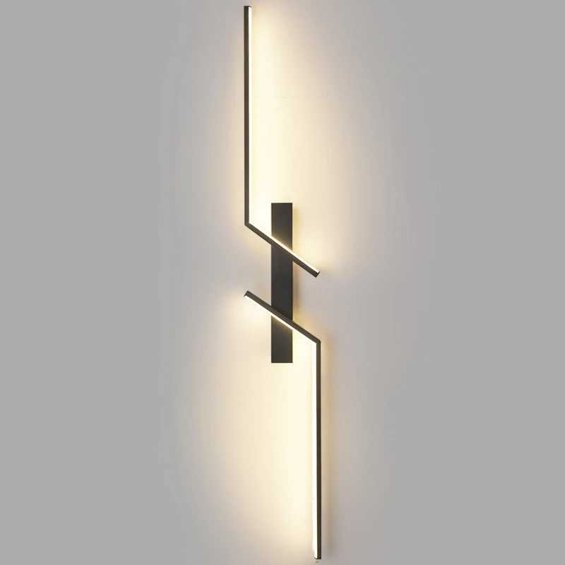 Modern Creative Strip LED Wall Light Minimalist Bedroom Bedside Wall Sconce LED Lights Living Room TV Sofa Background Wall LampXJ250526