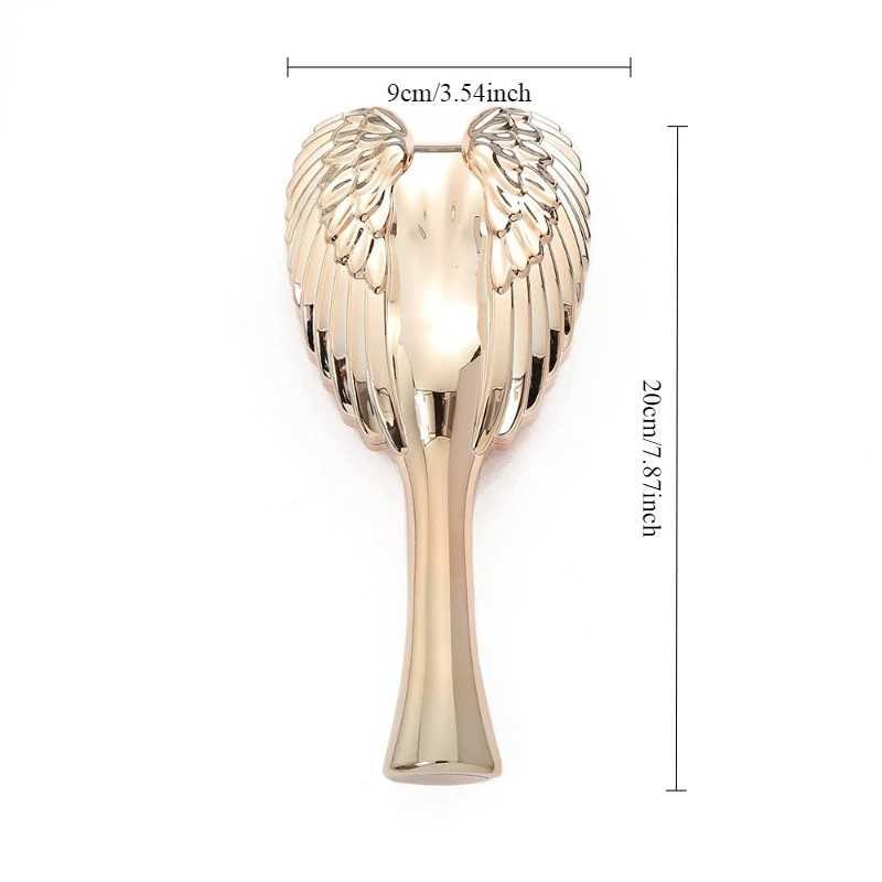 Creative Fashion Hairdressing Comb Angel Wings Simple Solid Color Makeup Tool Womens Home Bedroom Comb R250526