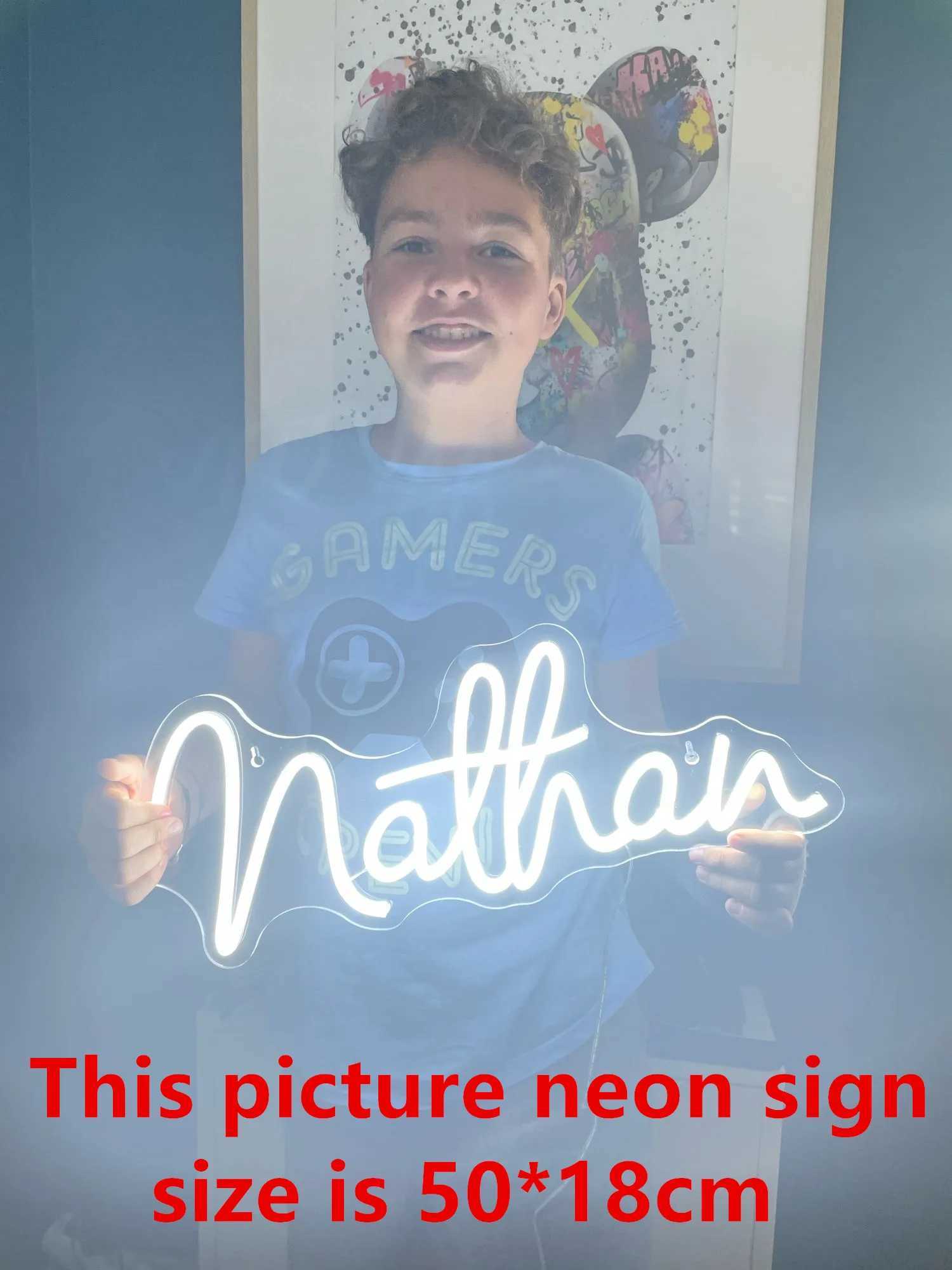 Custom Neon Sign LED Neon Night Light for Wedding Home Decorations Wall Lamp Personalized Name Business Birthday Gift W250526