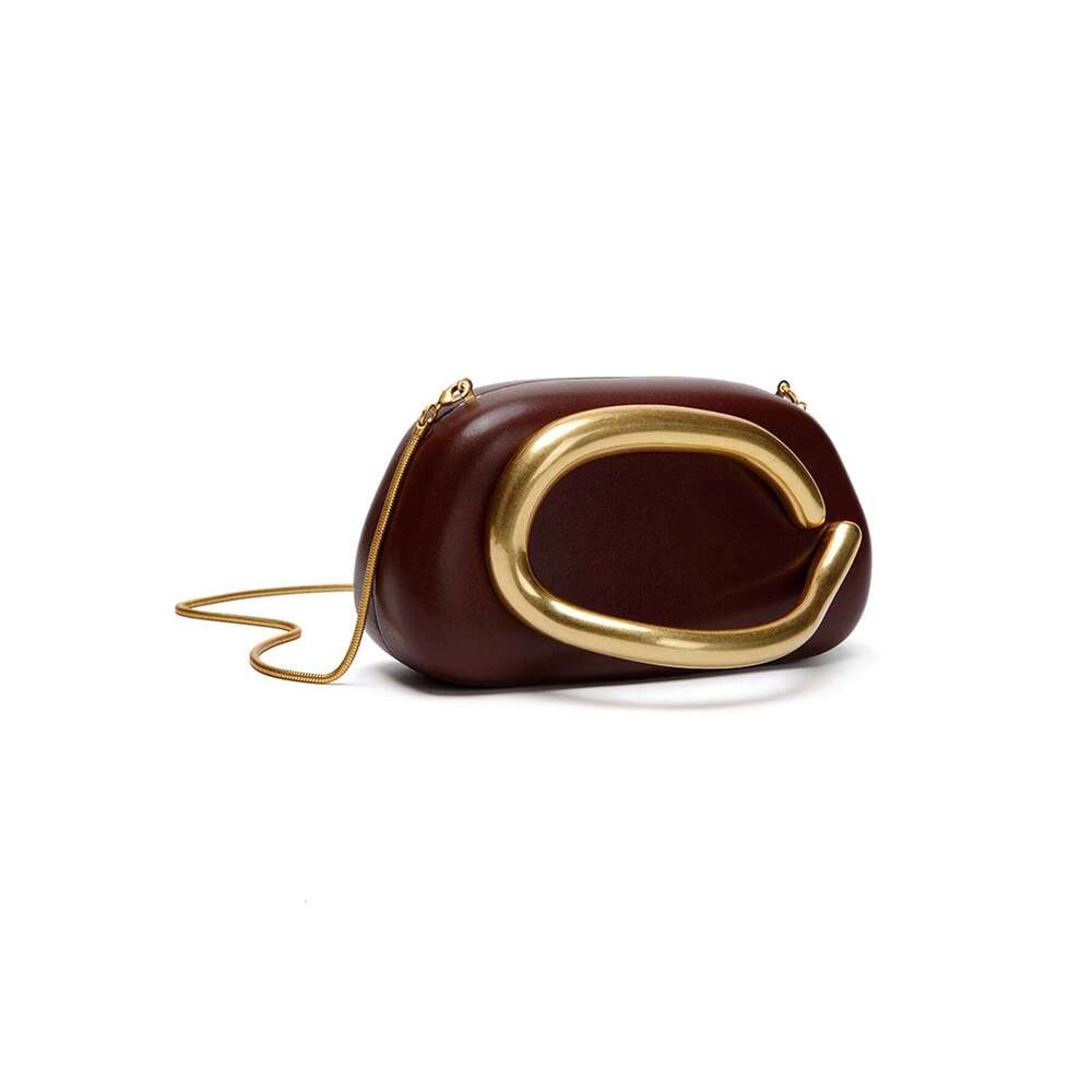 Women's Bags Designer Classic Round Box Clutch Dinner Mini Bag Vintage Metal Handle Chain Single Shoulder