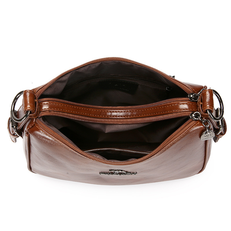 Free Shipping Designer Women's Bag Fashion Armpit Shoulder Bag Soft Leather High-quality Mother Bag New Multi-layer Handbag Versatile Crossbody B