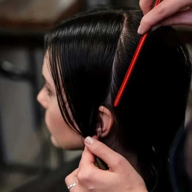 Hot salesHair Cutting Comb Household Plastic Anti-static Hair Comb Men and Women Special Hair Barber Straight Hair Comb R250526