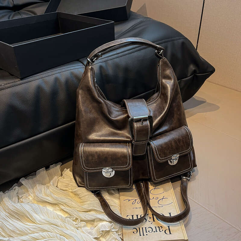 Large Capacity Handheld Tote For Women New Fashion Casual Backpack High End Single Shoulder Crossbody Bag