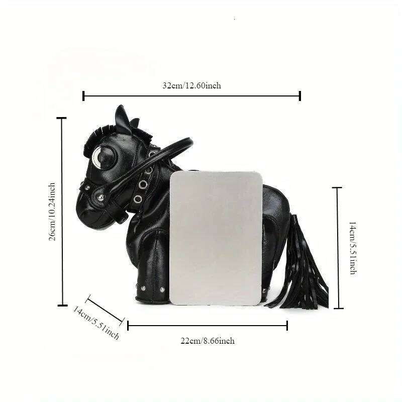 Women's Bags Designer Fashionable And Personalized Design, Pony Shaped Three-Dimensional Handbag, Cute Splicing, Single Shoulder Diagonal Cross B