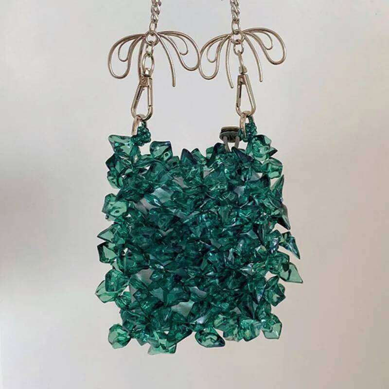 Dia Purses And Handbags Bags For Women Crystal Bucket Clutch Purse Evening Banquet Rhinestone Shoulder Bag