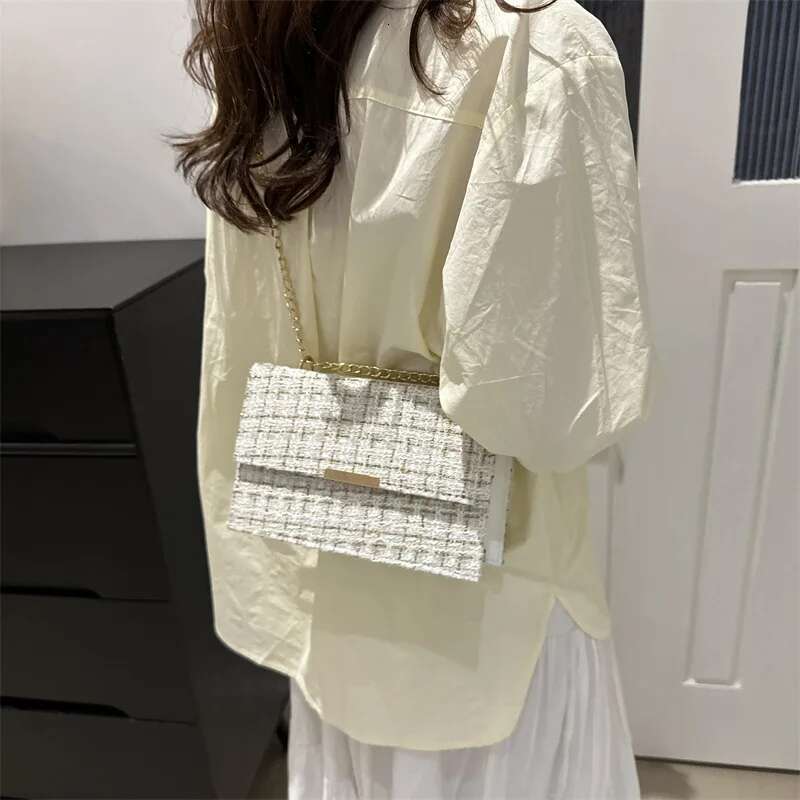 2025 Work-Edit Cube Bag, Adjustable Chain Crossbody with Anti-Scratch Base & RFID Pocket, Officecore Essential for Commuting