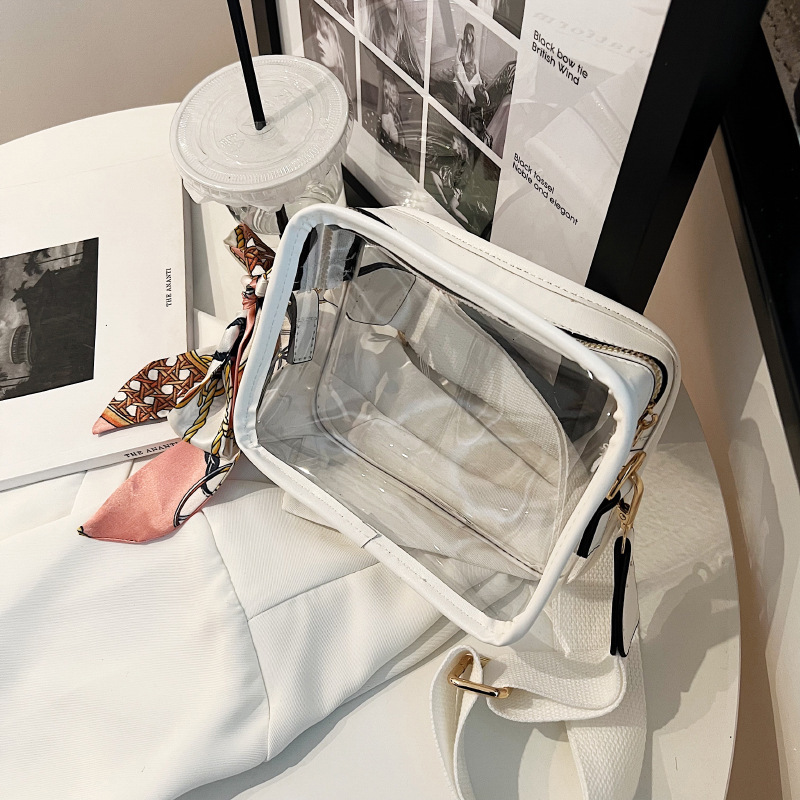 2025 New Transparent Jelly Personality Ins Trendy Cool Phone Casual Stylish Crossbody Bag