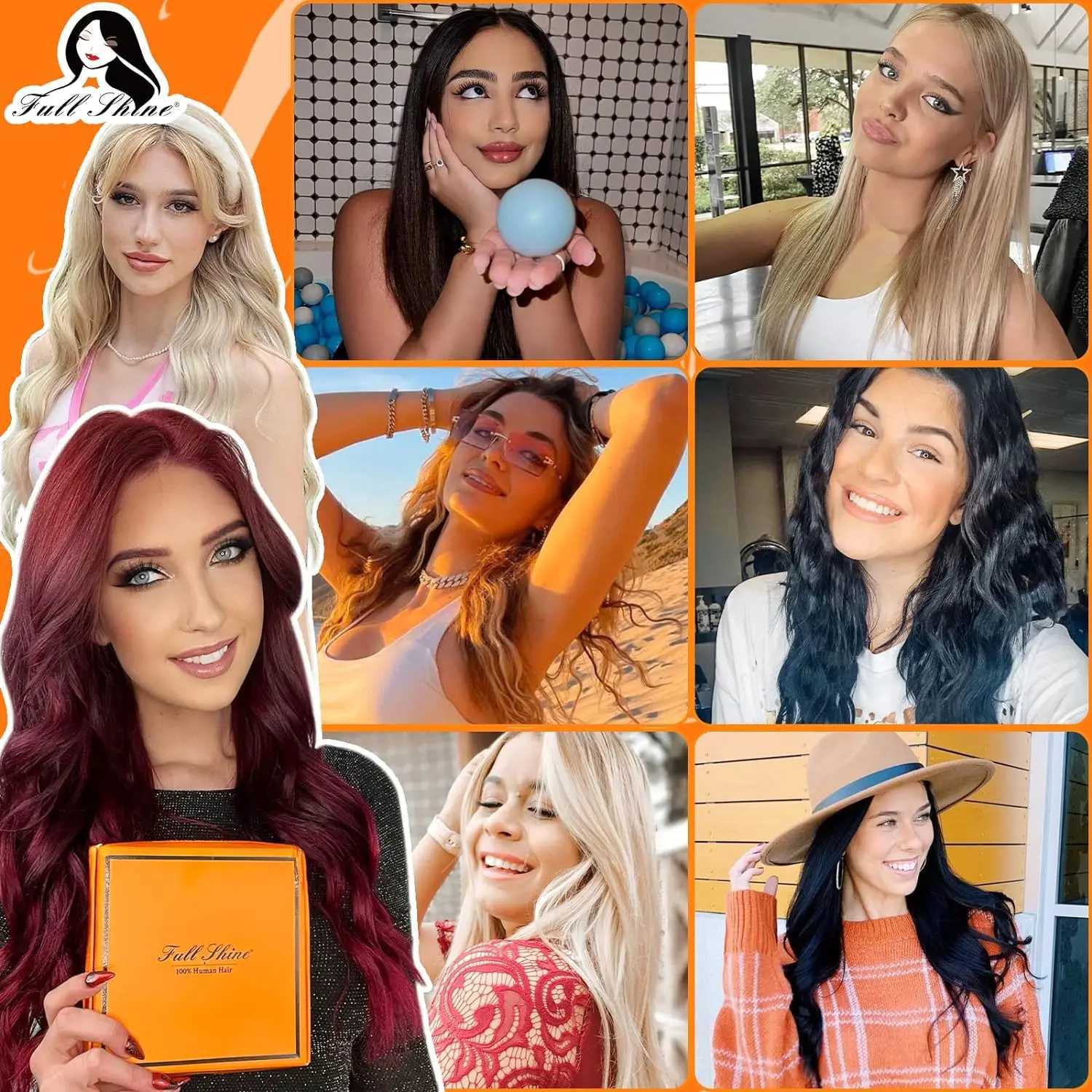 Full Shine Tape In Human Hair Extensions Omber Color Blonde Skin Weft Natural Real Remy Human Hair Skin Weft Adhesive For Salon S25526