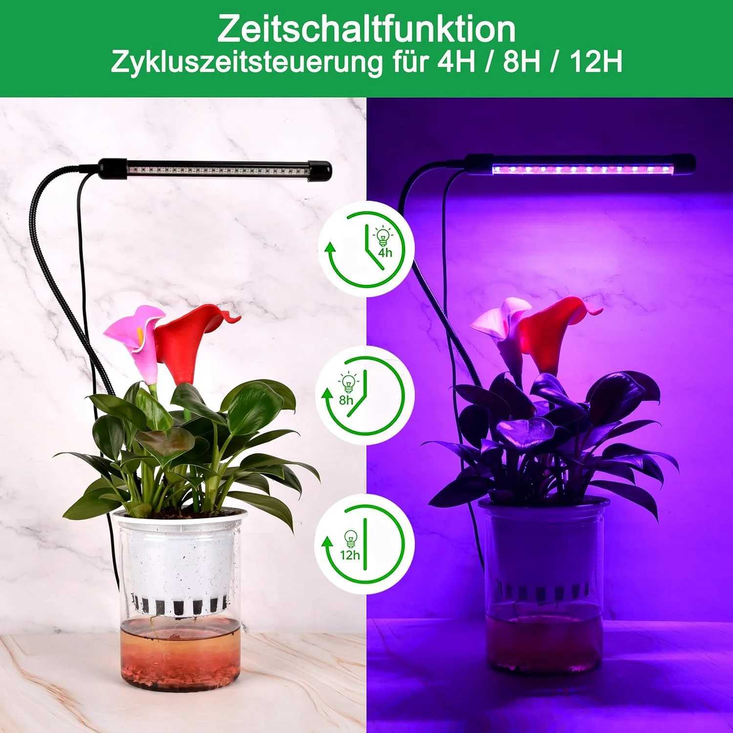 LED Plant Growth Lamp Indoor 5V Full Spectrum Growth Lamp USB Red Blue 2Colors Dimmable Indoor Succulent Growth LightingXJ250526