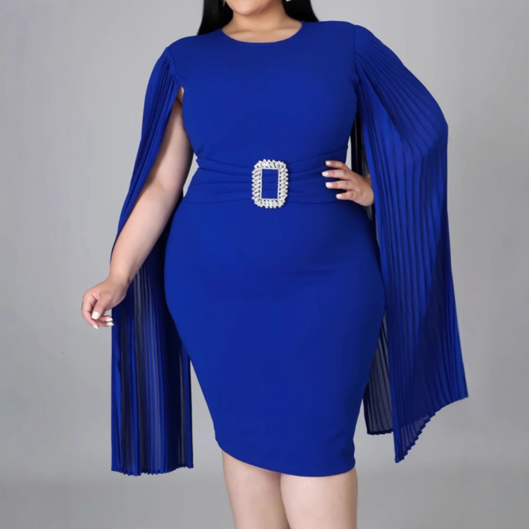 2025 Womens New Solid Color Bag Hip Sexy Cloak Dress Fashion Dress