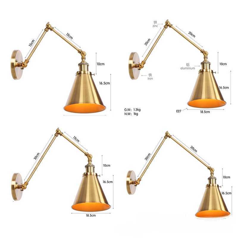 American Iron Art Multi Festival UFO Bar Restaurant Black Personality Simple Bedroom Decor Lamp for Bedroom Wall LightXJ250526