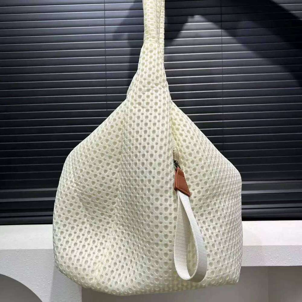 Women's Bags Designer Ladies' Fashionable Casual Slit Diagonal Cross Bag, Large Capacity Mesh Lightweight Nylon Shoulder Bag