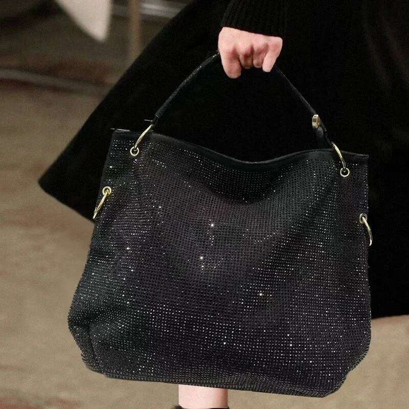 Women's Bags Designer Ladies' Fashionable And Personalized Leopard Print Handbag, Large Capacity Dia Decoration, Elegant Shoulder Bag