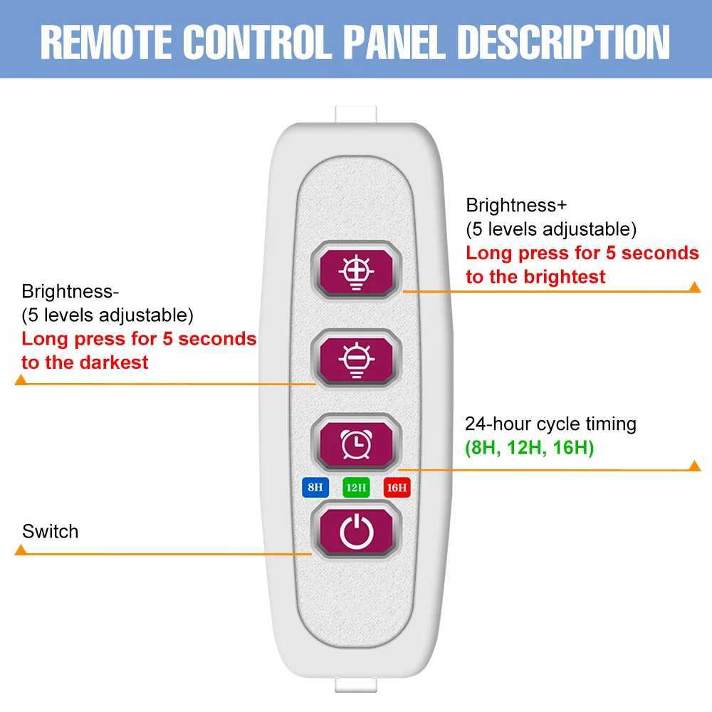 LED Phytolamp Indoor Grow Lights Full Spectrum Hydroponics Plant Lamp For Flower Seeds Cultivation DC5V USB LED Growth LightXJ250526