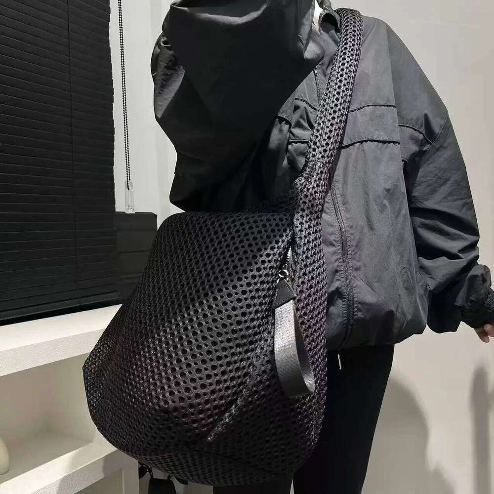 Women's Bags Designer Ladies' Fashionable Mesh Nylon Lightweight Diagonal Cross With Large Capacity Ing Casual Shoulder Bag