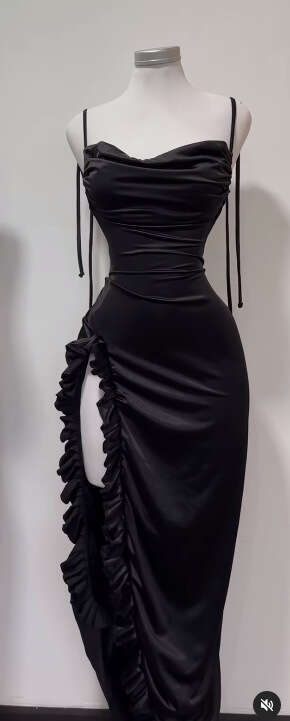 Backless Sexy Dress New Summer High End Y K Sexy Backless Strap Spicy Girl Dress Sexy Flowy Dresses