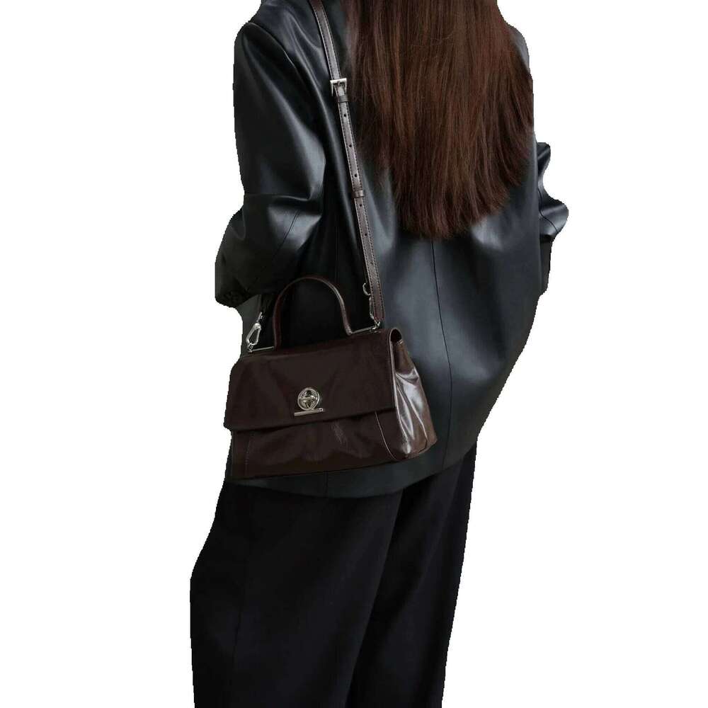 Designer Luxury Designer Luxury Ladies' Vintage High-End Leather Shoulder Crossbody Bag
