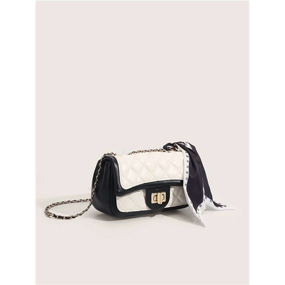 Women's Bags Designer High-Grade White Niche Texture Chain Female 2023 New Fashion Crossbody Bag