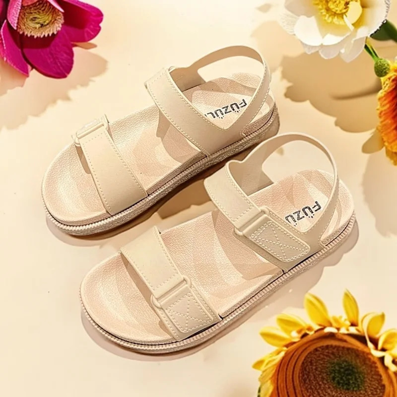 summer womens sandals flat fashion outside casual beach 250526