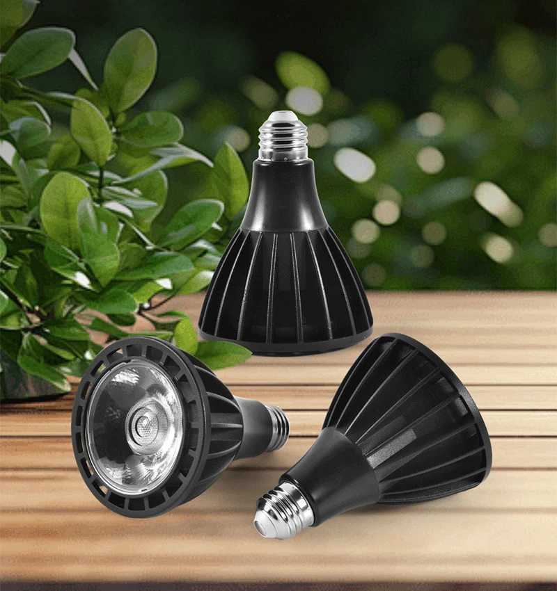 18W PAR lens LED full spectrum plant fill light COB flower growth lamp aquarium lamp laser stage lighting aluminum indoor lampXJ250526