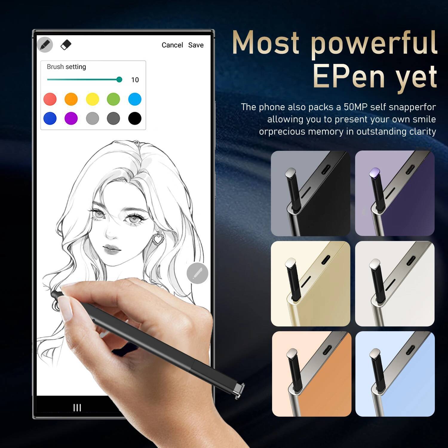 2025 Hot S25 Ultra Smartphone Original 7.3 Inch Celulares Android Moblie Phones Unlocked 5G Dual Sim Global Version CellPhones