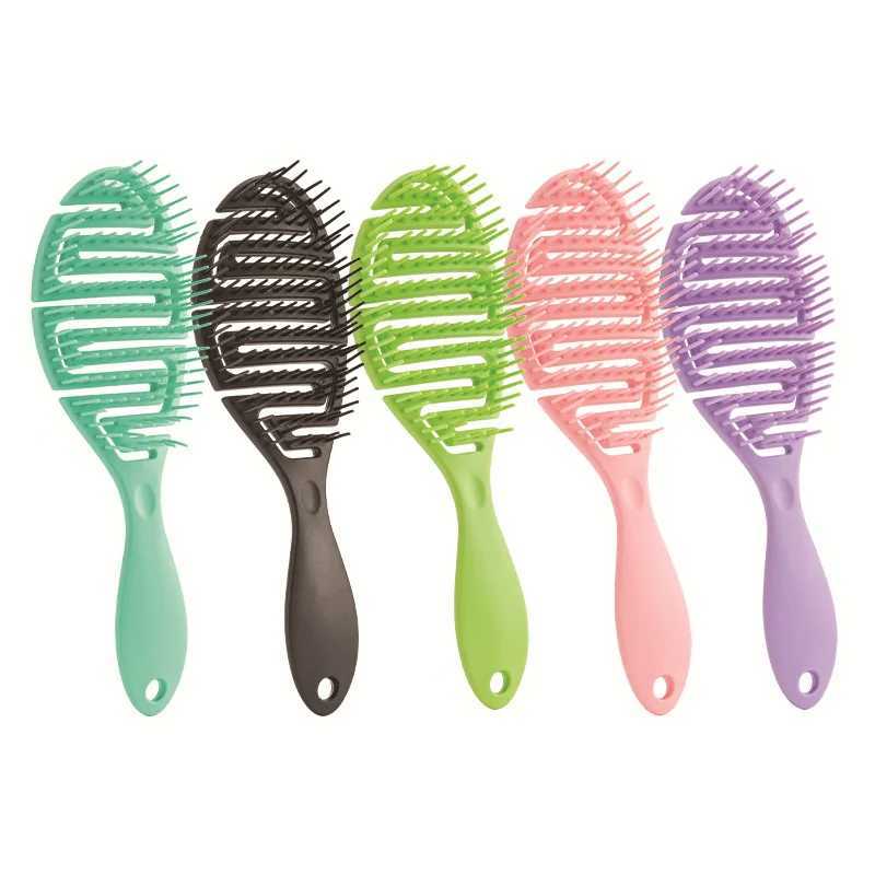 1pcs Wet Brush Comb Tool Barber Hair Brush Hair Styling Tools Anti Tangle Anti-static Head Massage Hairbrush Magic Comb R250526