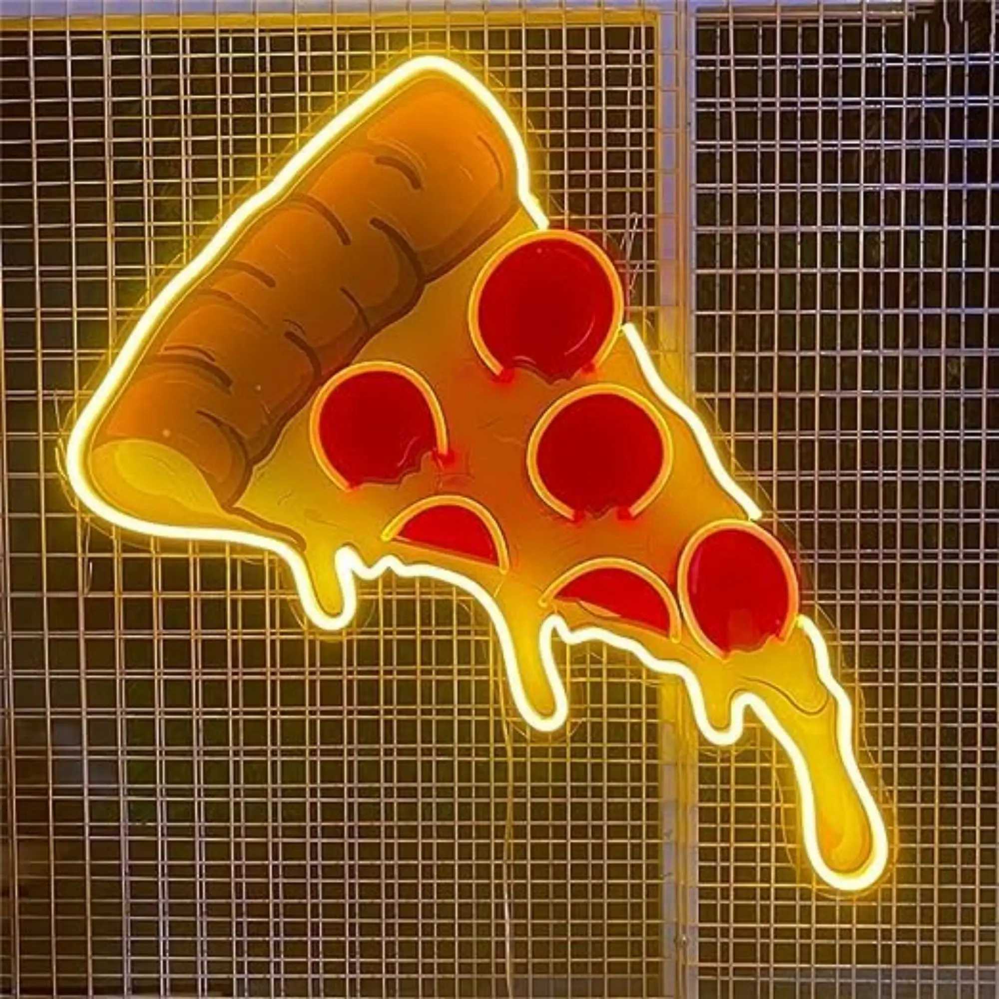 Pizza Neon Signs Light Sign for Wall Decor USB LED Neon Light Sign Bar Pub Store Club Garage Bedroom Man Cave Home Artwork W250526