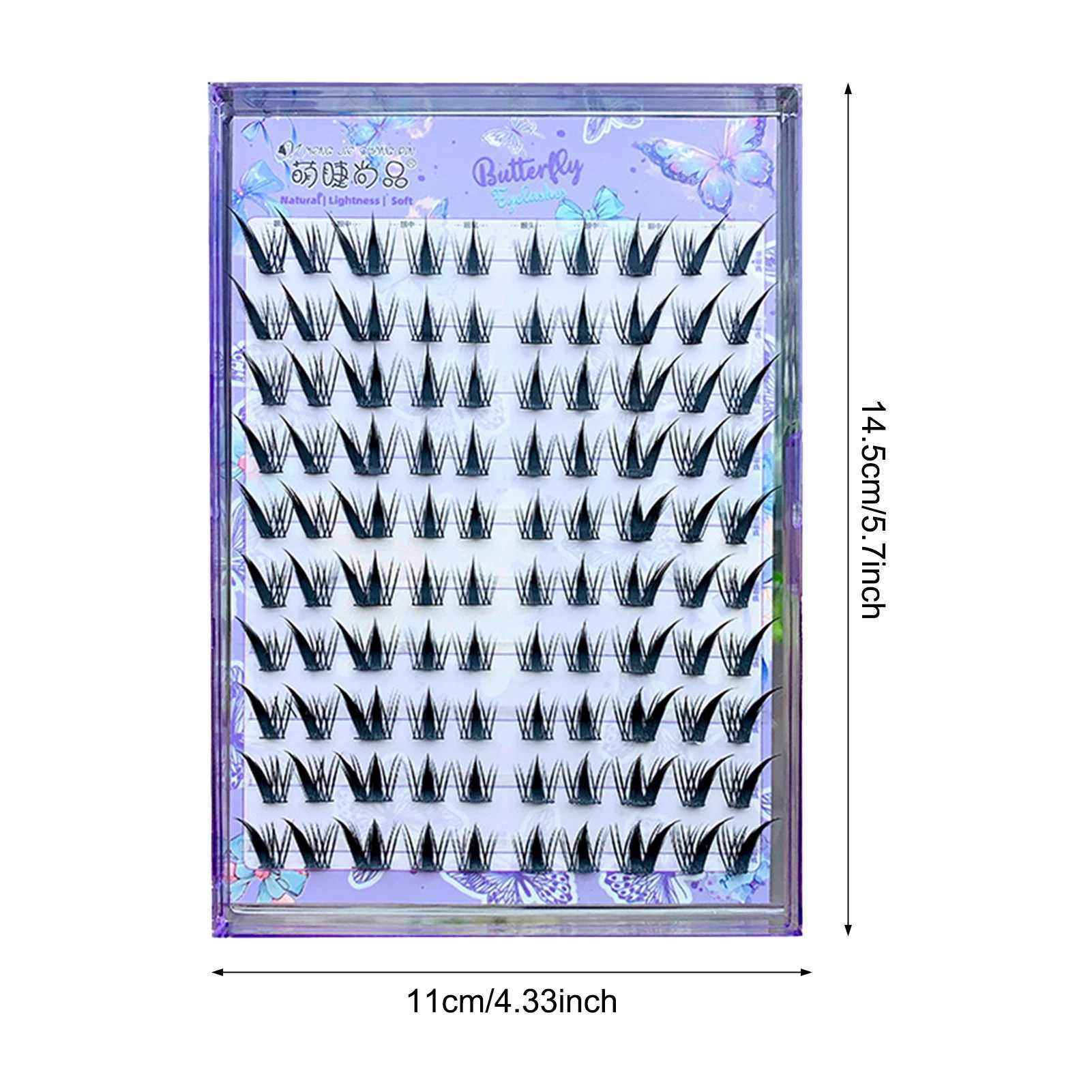 Individual Manga Lashes Natural Fox Eye False Eyelash Cluster Segmented Anime Lashes C Curl Thick Mink Lashes Extension z2505268GXS