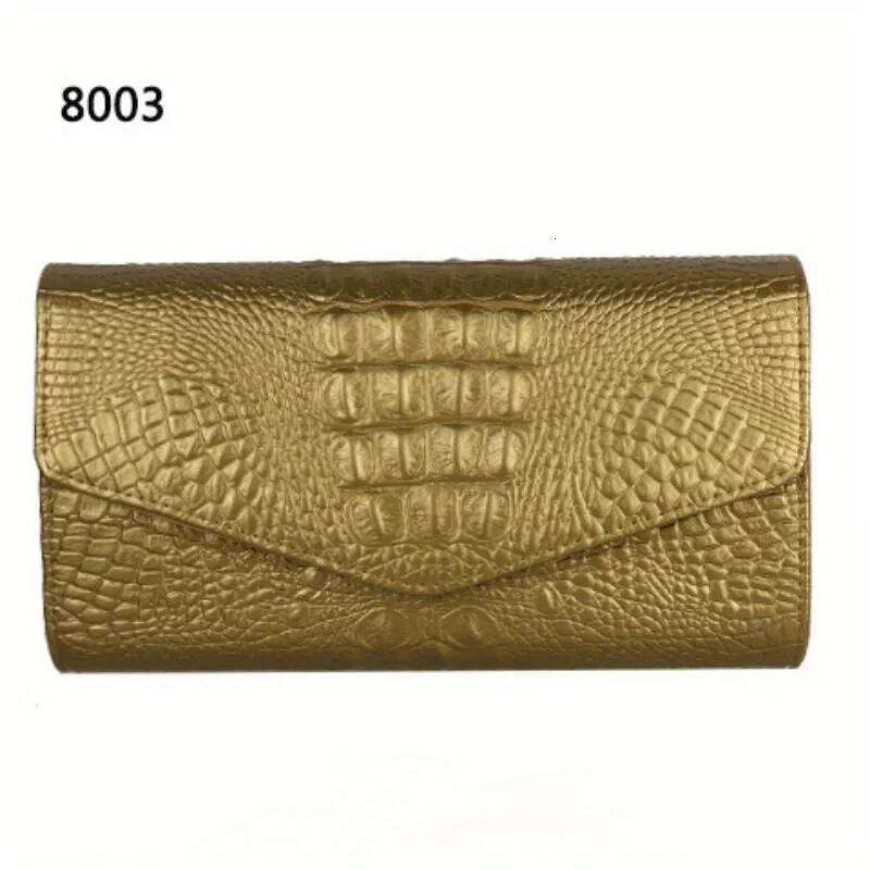 Women's Bags Designer Women's Stylish Clutch Large Capacity Crocodile Print Crossbody Shoulder Bag