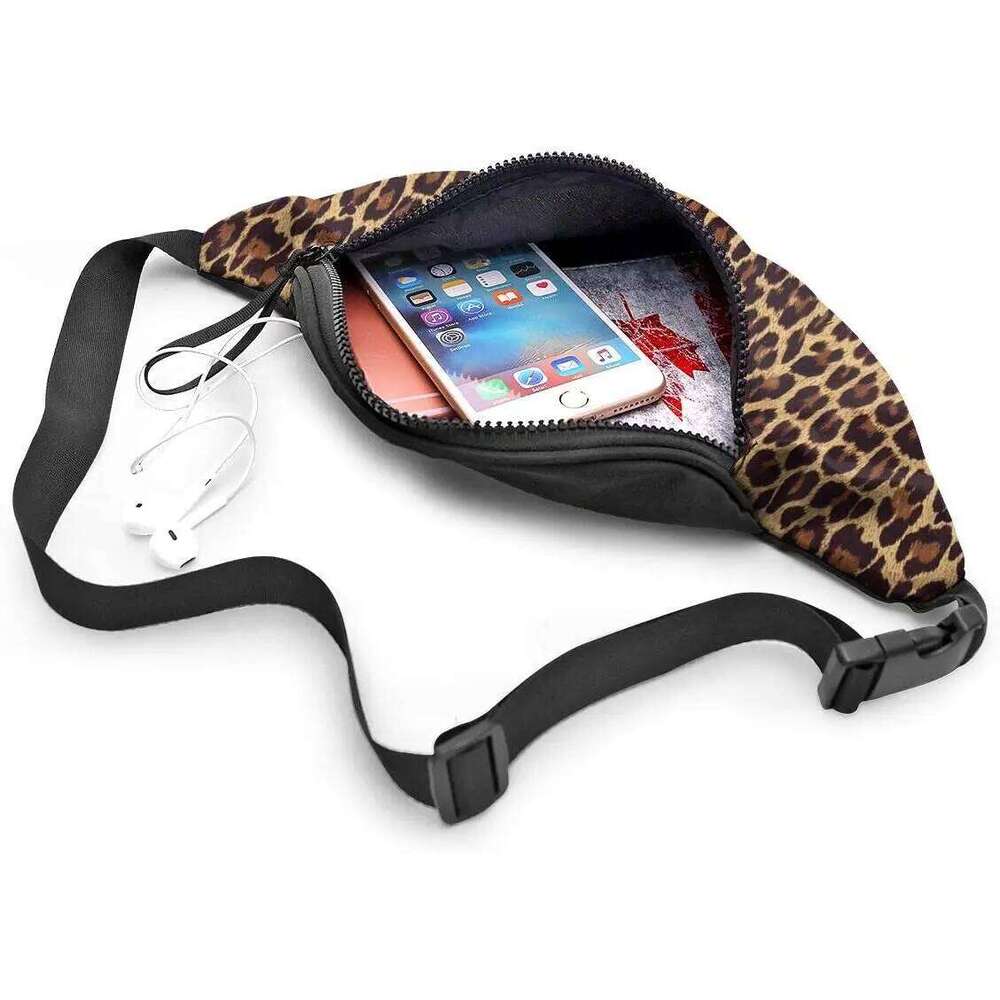 Women's Bags Designer Animal Leopard Waist Pack Men Women Running Belt Bags Hip With Adjustable Strap Bum Bag For Travel Sports