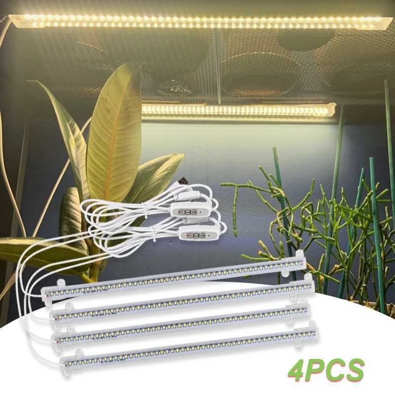 Indoor Grow Light Phyto Lamp For Plants Hydroponic Kits Full Spectrum Phytolamp For Plants Indoor Growing Lamp Timer With PowerXJ250526